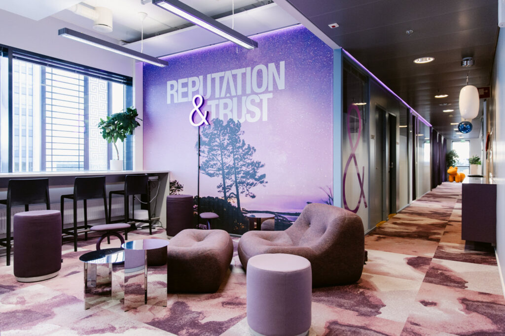 toimiston aulatilojen sisustussuunnittelu